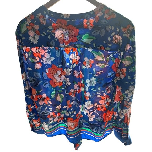 Fun floral printed blouse Maeve size 6 - Picture 5 of 6
